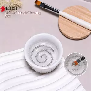 Bàn chải làm móng tay Bàn chải làm sạch móng tay bằng lưới thép không gỉ và nắp bó sát Dung tích cao cho Thẩm mỹ viện VN