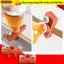 SUNKISSD Edge Banding Keo Applicator, Bộ giới hạn keo cọ màu cam có thể điều chỉnh, Công cụ niêm phong cạnh chế biến gỗ Bảng dải cạnh nội thất đa chức năng