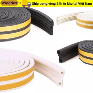 WOODNEST 5 / 10M Cửa sổ Dải thời tiết tự dính Bọt cao su