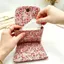 Túi đựng khăn ăn vệ sinh bằng vải hoa Túi đựng ba lần Phong cách mục vụ Túi nhỏ cầm tay di động