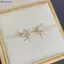 Bluelover Thời Trang Dễ Thương Hoa Cánh Tiên Bông Tai Dành Cho Nữ Cô Gái Thiết Kế Zircon Cổ Tích Tinh Tế Bông Tai Trang Sức Mới