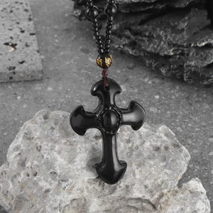 Mặt dây chuyền pha lê Obsidian bán chạy
