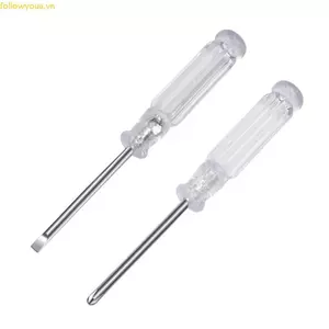 Fol Trong Suốt Pha Lê Tua Vít 3 0mm Có Rãnh Phillips Tua Vít Có Tay Cầm Bằng Nhựa Lưỡi Thép Carbon Hướng Dẫn Sử Dụng