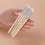 HFSHY 1 Cái Silicon Móng Tay Nghệ Thuật Bút Bàn Chải UV Gel Ba Lan Đầu Hình Ảnh 3D DIY Chấm Ba Lan Bàn Chải Điêu Khắc Bút DIY Dụng Cụ Làm Móng Tay VN