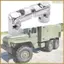3 Trục truyền động kim loại CVD cho B16 B36 Q60 Q63 Q64 Fayee FY004 MN-77 6WD 6X6 RC Xe nâng cấp các bộ phận