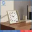 Đồng hồ bàn vuông sang trọng hiện đại Sleek Thiết kế để bàn Đồng hồ bấm giờ cho phòng khách Trang trí không gian làm việc