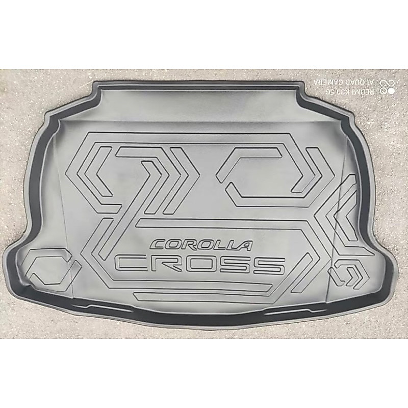 Lót cốp nhựa dẻo TPE xe Toyota Corolla Cross 2020-2025 không mùi không thấm nước hàng cao cấp
