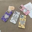 Thích hợp cho Ốp điện thoại Apple 16Promax Gương tình yêu hồng iPhone17 Full Diamond 15 Vỏ bảo vệ 14 chống sốc