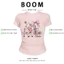 BOOM Áo Baby Tee Nữ Cotton Ôm Body-Áo Thun Ngắn Tay Y2K In Hình PhongCách Mùa Hè, Cổ Tròn Hàng Đầucách hàn quốc phong516
