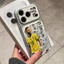 Ốp lưng iPhone Họa tiết da phong cách mạ điện họa tiết Neymar iPhone 17 16 15 14 13 12 11 Pro Max Plus Max