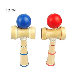 Bighsm Kid Ngộ nghĩnh Kendama Nhật Bản Truyền Thống Kỹ Năng Gỗ Trò Chơi Đồ Chơi Giáo Dục Quà Tặng Martijn