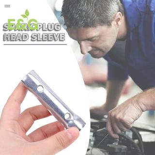 [E.G-t] 80mm Xe Máy Bugi Cờ Lê Xe Máy Xe Máy Hai Đầu Bugi Cờ Lê 16mm 18mm Phụ Kiện Xe Máy Mới