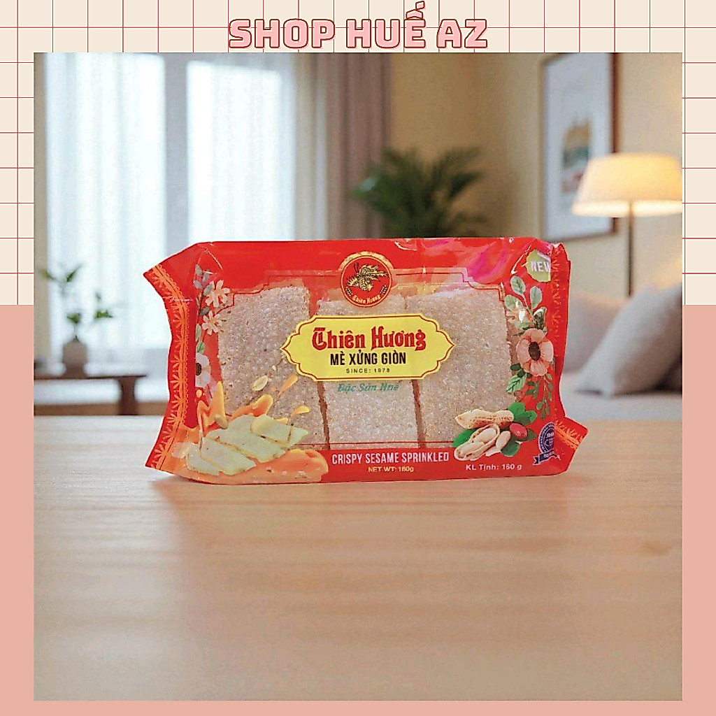 Mè xửng giòn Thiên Hương 160g - Đặc sản Huế