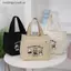 COD Hoạt Hình Dễ Thương In Họa Tiết Canvas Túi Xách Đa Năng Nhân Viên Văn Phòng Túi Ăn Trưa Túi Tote MỚI