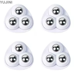 YUJUNI 4 / 16 Chiếc Mini Bánh Xe Thùng Rác Có Thể Đáy Dán Thùng Hộp Bảo Quản Đa Năng Tự Dính Bánh Xe
