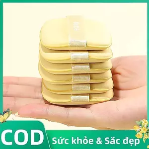 Trong Kho Tái Sử Dụng Trang Điểm Ướt Và Khô Sử Dụng Kép Miếng Bọt Biển Puff Set-100 Puffs Cá Tuyết