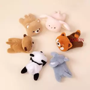 Hỗ trợ cổ tay chuột DARON, Bàn búp bê Thú nhồi bông Miếng đệm cổ tay sang trọng, Chó gà Đồ dễ thương Thỏ lông xù Gấu trúc Otter Động vật Đồ chơi sang trọng Sinh nhật