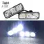 Ánh sáng 2 chiếc 3LED Đèn sương mù ban ngày Công suất cao Chạy phổ thông Đáng tin cậy