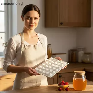 AA Nonsti Silicone Đậu Phộng Mousse Khuôn 24 Lỗ Sáng Tạo Nướng Bánh Cho Bánh Sô Cô La Kẹo Nhà Bếp Đảng VN