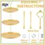 Khay đựng bánh inox 2 / 3 lớp B & N, Bánh, Đĩa ốc sên, Sinh nhật, Đế tráng miệng tiệc cưới, Đế trưng bày món tráng miệng trên bàn.