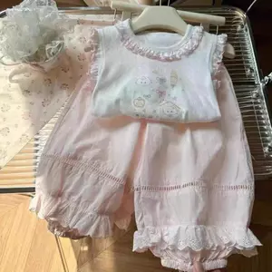 Áo thun nữ phong cách mới mùa hè (90-140) + Bộ đồ hai mảnh quần thường ngày