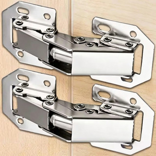 1 / 3 / 5 Bộ Bản lề tủ bằng thép không gỉ - Bộ đệm giảm chấn thủy lực cửa tủ quần áo yên tĩnh