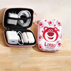 Bộ túi lưu trữ du lịch đa chức năng Losto dễ thương Tiện ích cáp dữ liệu để làm quà tặng