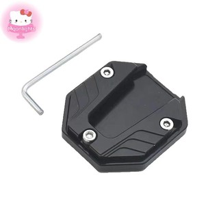 Moonlights Xe Máy Phụ Kiện Nối Dài Chân Miếng Lót Hỗ Trợ Hợp Kim Nhôm Xe Máy Xe Đạp Chân Đế Mở Rộng Chân Bên Đứng EN