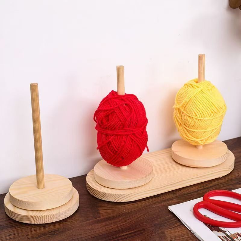 Handmade Tự Làm Vòng Bi Xoay Phong Cách Mới Vòng Bi Xoay Dệt Tay Gỗ Chắc Chắn Cáp Tổ Chức Hướng Dẫn Sử Dụng Chủ Đề Đan Nhóm Trục Khung Đế BGJA