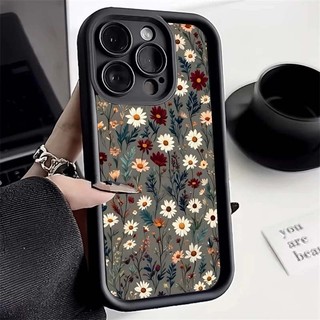 Ốp Điện Thoại Hoa Cúc Dễ Thương Cho VIVO V60 V40 V50 Lite Y29 Y39 Y28S Y29S Y04 YY03 Y21 Y21S Y33S Y21T Y33T Y20 Y20i Y11 Y12 Y15 Y17 Vỏ Mềm Họa Tiết Chống Sốc