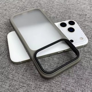 [JLK] Nút Camera cảm ứng chủ động Vỏ điện thoại mờ cho iPhone 17Pro Max 17Air 17 17Pro Bảo vệ ống kính đơn giản Vỏ mờ chống sốc
