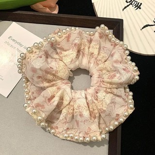 Xianmei Gạc Ngọt Trai Scrunchy Dây Cao Su Phong Cách Mori - Tạo Kiểu Tóc Girly