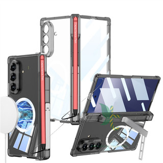 Túi Gasbag Từ Pha Lê Chân Đế Dành Cho Samsung Galaxy Z Fold 7 Z Fold 6 5 Điện Dung Bút S-pen Giá Đỡ Vỏ