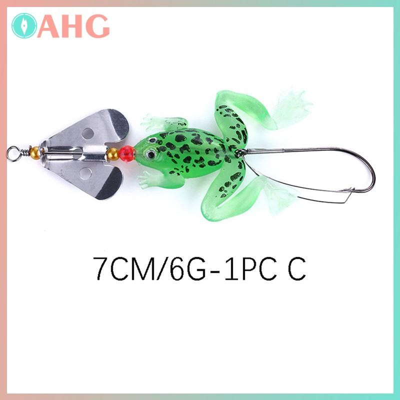 THÊM Câu Cá Ếch Giả Mềm 4 Màu Chất Lượng Tốt Crankbaits Dụ Mồi Câu Cá BSS