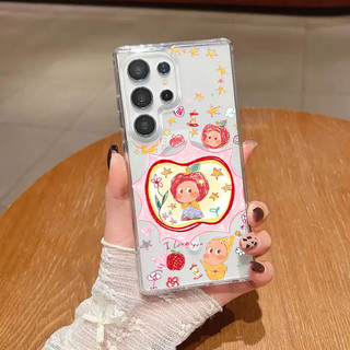 Ốp điện thoại chống sốc họa tiết Fruit Elf S23Ultra có thể so sánh với Samsung s20fe S21 S21PLUS S22 S23 S24 Vỏ siêu chống sốc S25 Plus S25ultra