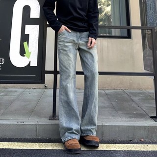 Quần Jean Nam chất lượng cao, thiết kế Slub đường phố, phù hợp phong cách Unisex.