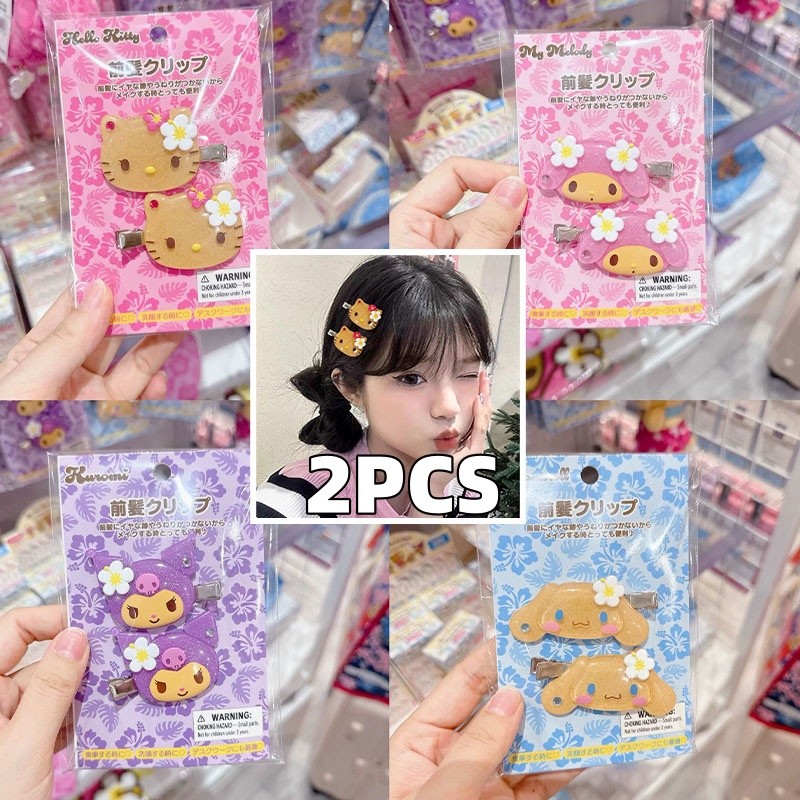 Kẹp tóc Sanrio Kulomi Mèo màu đen ngọt ngào, phù hợp cho mùa hè