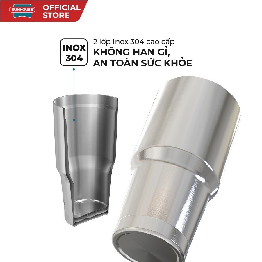BÌNH GIỮ NHIỆT INOX 304 SUNHOUSE 900ML Và ( BH Chính Hãng toàn quốc 12T)-ly giữ nhiệt 900ml | BigBuy360 - bigbuy360.vn