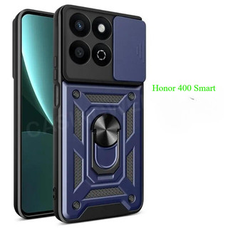 Ốp Cho Honor 400 Smart X7d Honor400 200 Smart Pro Lite X6c X7c X8C X5B Plus 5G 4G 2025 Vỏ Điện Thoại Kim Loại Giáp Vòng Giá Đỡ Đẩy Kéo Camera Chống Sốc Ốp Lưng Bảo Vệ