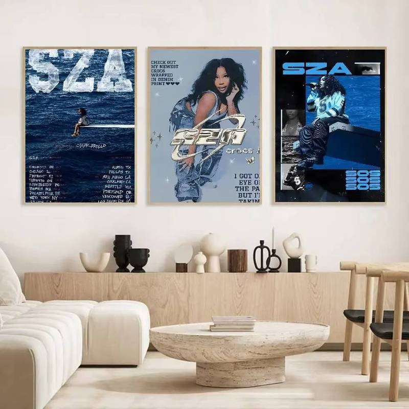 SZA Canvas In R & B Nghệ Thuật Treo Tường Nhà Trang Trí Tường Canvas Poster