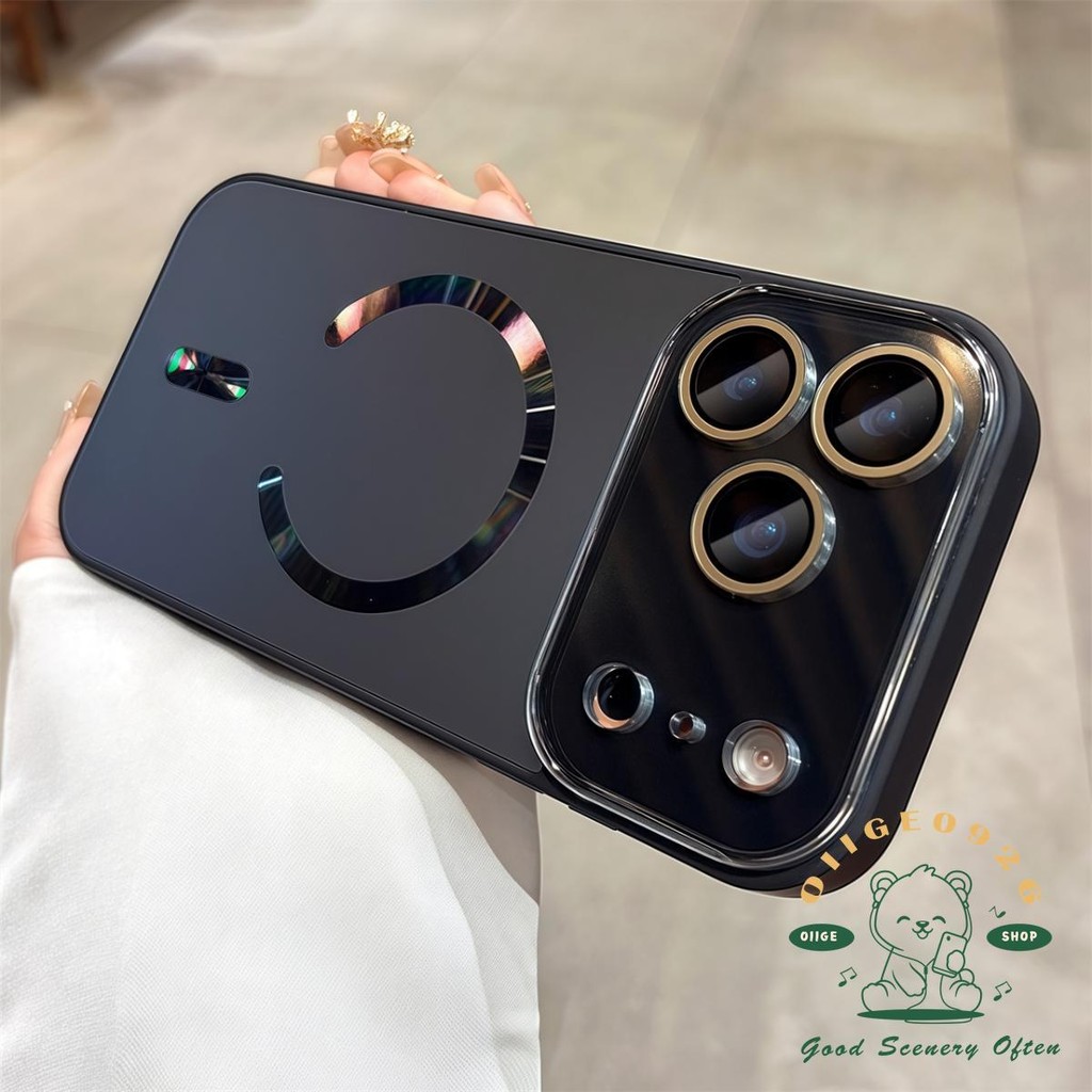 【 Ốp lưng iPhone17 】 Vỏ điện thoại từ tính cực quang lỏng iphone17 Pro Max 16 15 14 13 12 11 cho vỏ iPhone Vỏ mềm silicon TPU chống sốc
