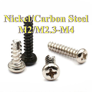 Vít răng thưa thép carbon Vít bắn gỗ pake đầu tròn ,Vít gỗ M2 / M2.3 / M2.6 / M3 / M3.5 / M4 * 4-20mm [LXY-CB-1]