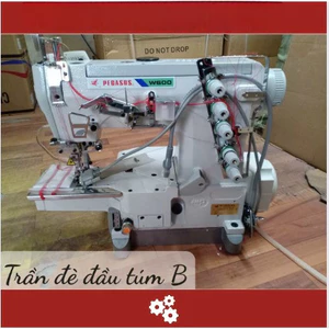 Máy Trần Đè Đầu Túm PEGASUS W600 – Máy May Công Nghiệp Chính Hãng