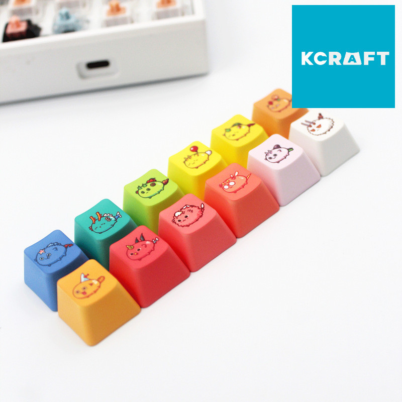 Keycap Axie PBT Dễ Thương Trang Trí Bàn Phím Cơ | KCAP - World of Keycaps