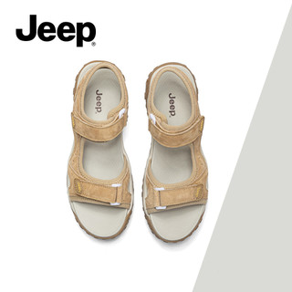Jeep Mùa Hè Thoáng Khí Giải Trí Đi Bộ Đường Dài Dép Thể Thao Nữ Mặc Ngoài Chống Trơn Trượt Lỗ Dày Thượng Nguồn Giày Đi Biển