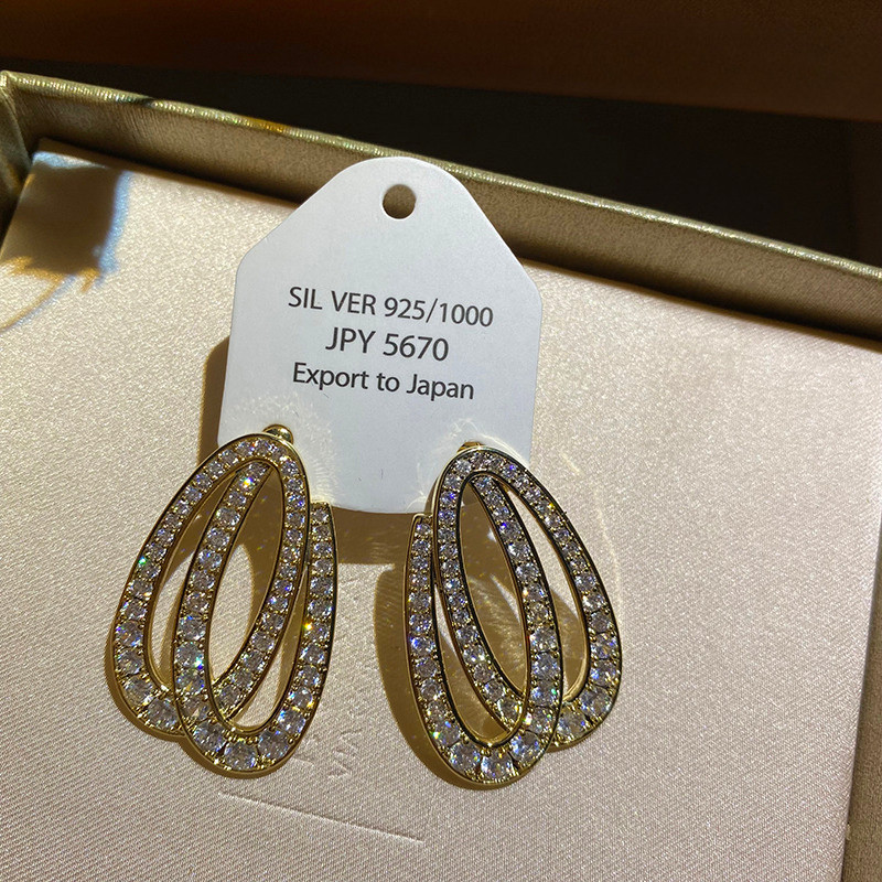 Bông tai Zircon tinh tế thời trang sang trọng T Classy