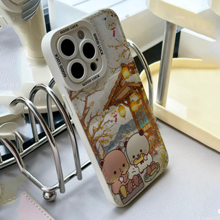 Ốp điện thoại Yier Bubu mùa đông cho iPhone 17 / 17 Air / 16E / 15 Plus / 14 / 13 / 12 / 11 / Pro Max. Chống sốc và chống rơi. Hộp đựng túi khí kiểu áo khoác silicon lỏng che phủ toàn diện