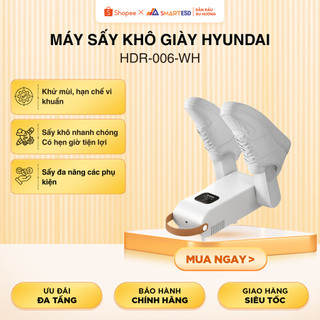 Máy sấy khô giày Hyundai HDR-006-WH - Kháng khuẩn và khử mùi - Bảo hành chính hãng 12 tháng
