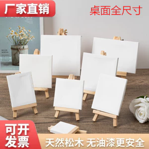 Mini Easel Để Bàn Để Bàn Easel Gỗ Gấp Dầu Vẽ Bảng Bàn Tam Giác Chân Đế Phác Thảo Trẻ Em DWYX