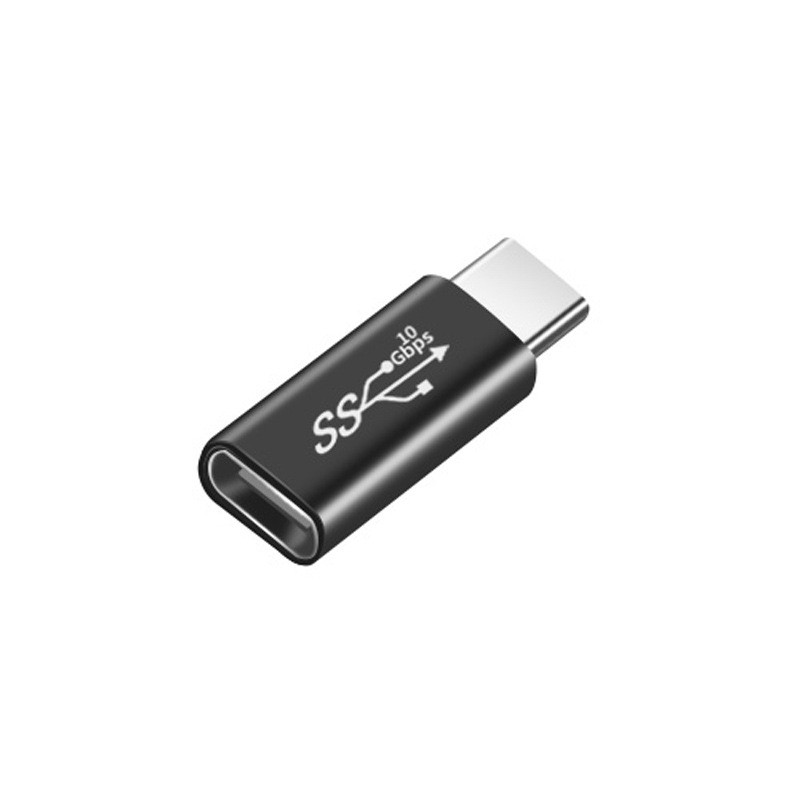 Typec Nam Nữ Adapter Nam Sang Nam Cáp Dữ Liệu Dual Nữ usb3.1 Sạc gen2 Bộ Chuyển Đổi Đa Năng QSAF